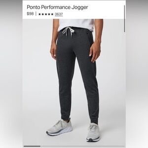 Vuori Ponto Performance Jogger - charcoal Heather